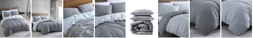 Kenneth Cole New York Miro Solid Excel Duvet Cover Set Collection